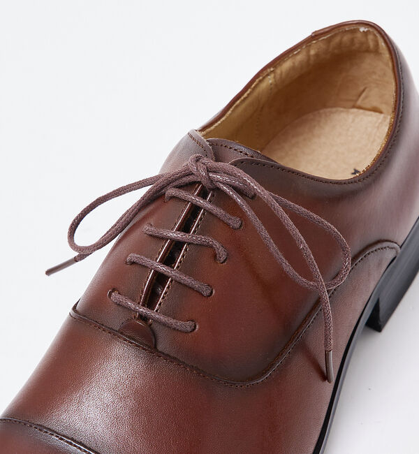 ABAHOUSE「【WEB限定】内羽根 ストレートチップ レザー シューズ」|ビジネス・ドレスシューズ|