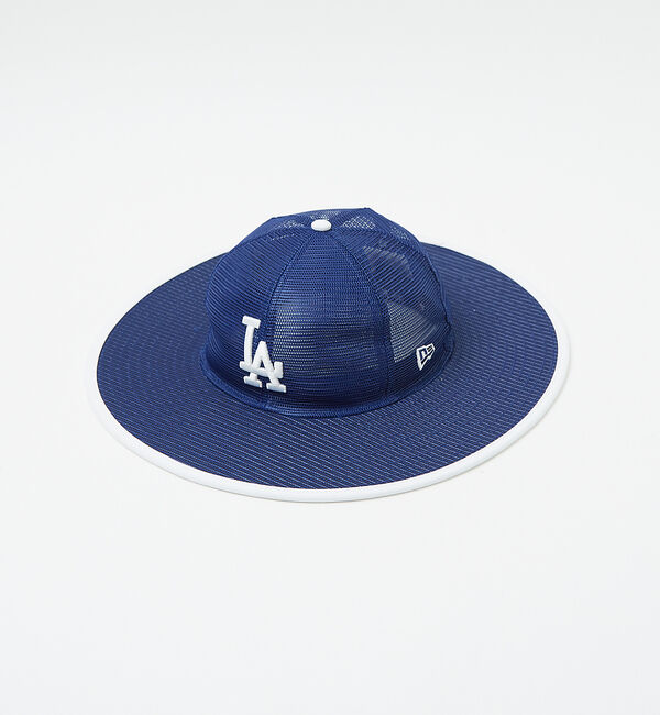 ABAHOUSE「【NEW ERA / ニューエラ】フィッテド ロングブリムハット メッシュ Fi」|その他|ブルー