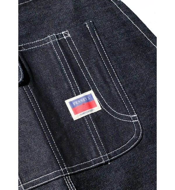 ABAHOUSE「【PENNEY'S 】 10oz DENIM 50'S OVERALL RIGI」|オールインワン|