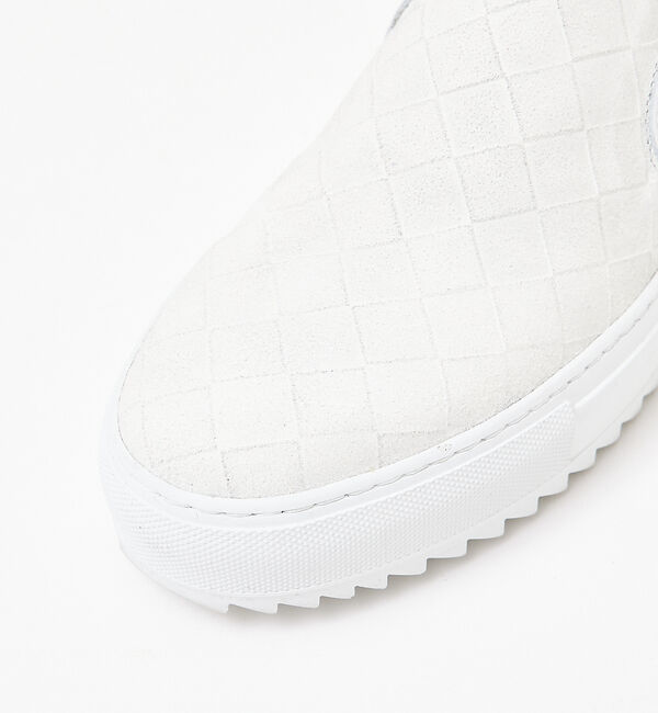 alfredoBANNISTER「【MASTER KICKS】厚底シャークソール レザー メッシュ型押し スリッポ」|スニーカー|