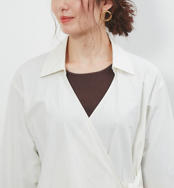 Rouge vif「ウエストリボンアシメトリーコート」|その他|