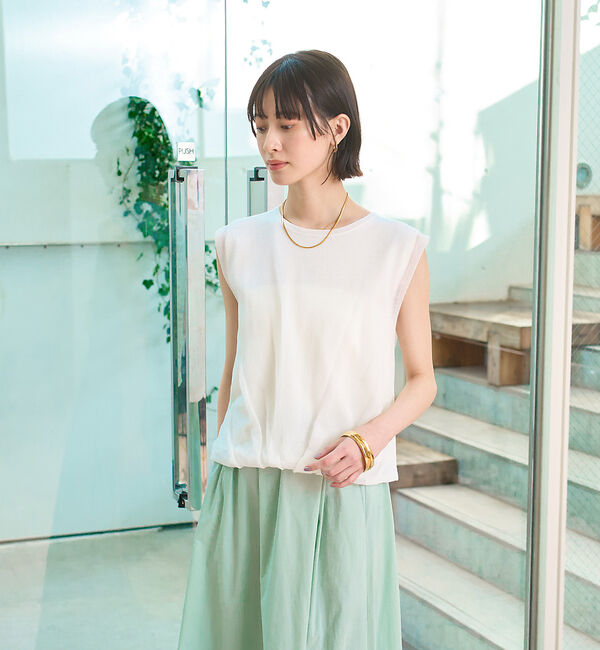 Rouge vif「レイヤードニットプルオーバーTシャツ」|ニット・セーター|