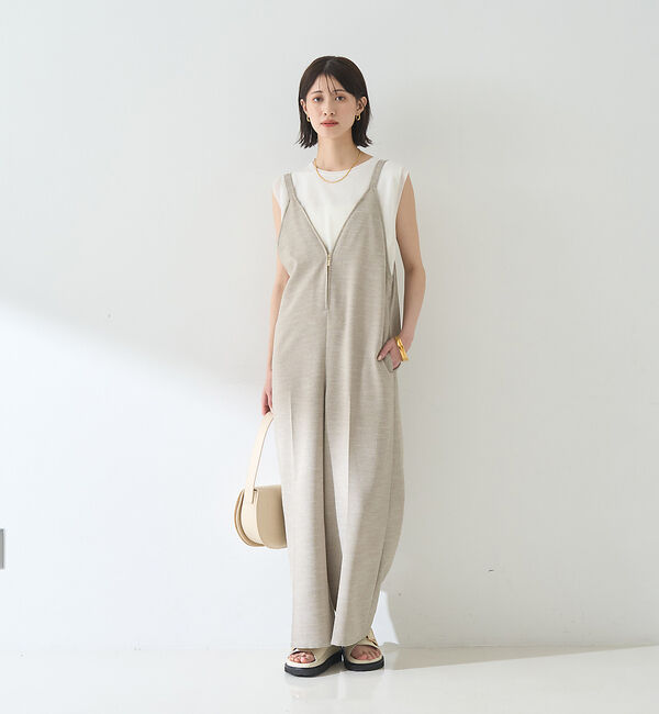 Rouge vif「レイヤードニットプルオーバーTシャツ」|ニット・セーター|