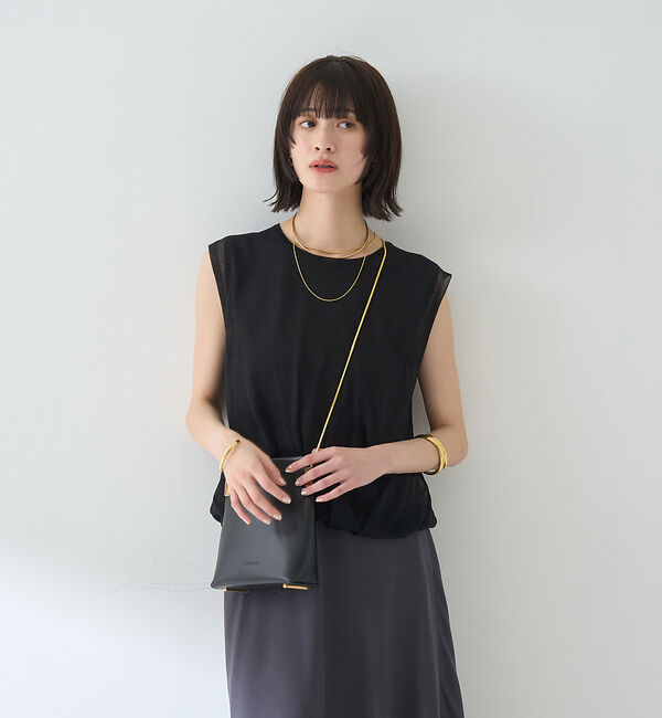 Rouge vif「レイヤードニットプルオーバーTシャツ」|ニット・セーター|