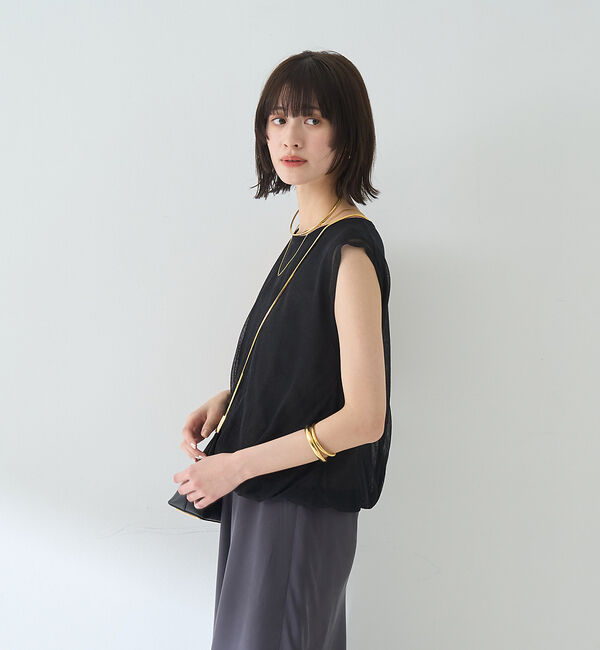 Rouge vif「レイヤードニットプルオーバーTシャツ」|ニット・セーター|