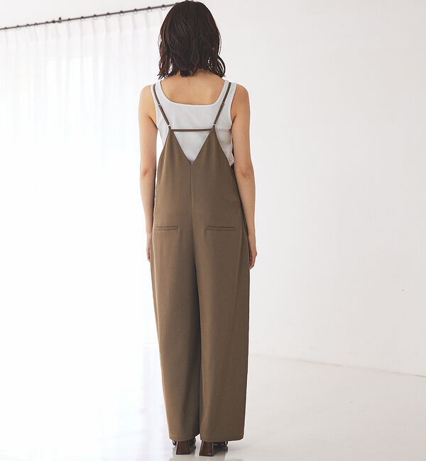 abahouse mavie「【セットアップ対応/大人のいちまんワンピ】クールタッチサテンサロンペット」|オールインワン|