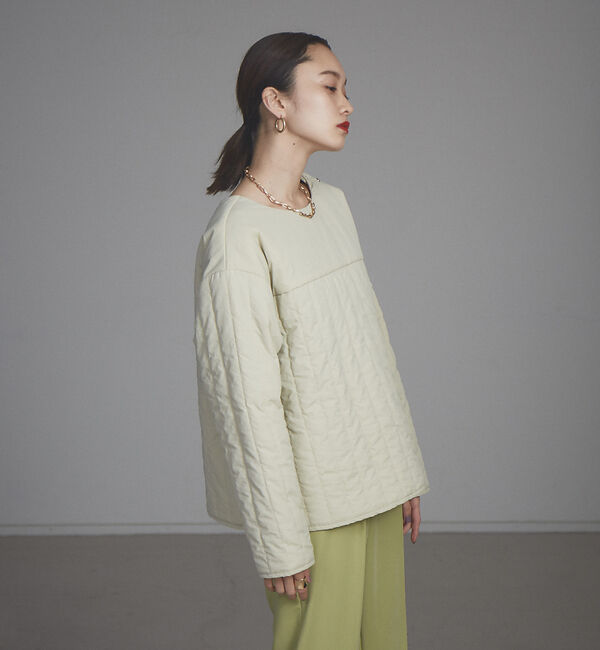 NOMINE「【展開店舗限定】キルト中綿プルオーバー」|スウェット・ジャージ|