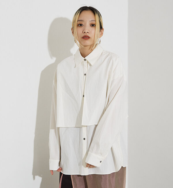 NOMINE「【セットアップ着用可】ロングフライ  ヨーク シャツ」|シャツ・ブラウス|