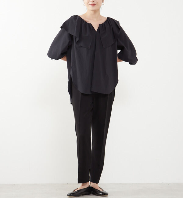 Liesse「フリルカラーブラウス」|シャツ・ブラウス|