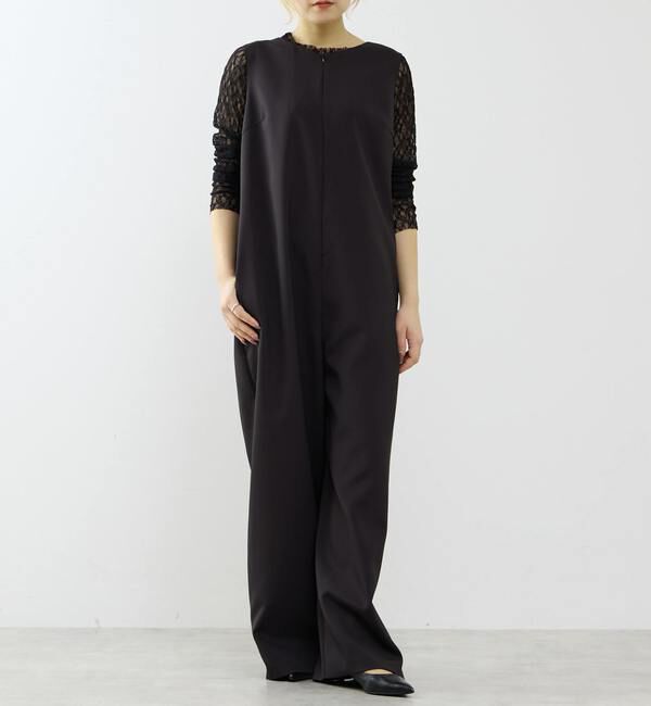 SOFFITTO「【A_/エース】ドライダブルクロス&times;レースオールインワン」|オールインワン|