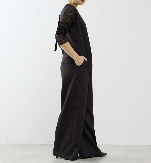 SOFFITTO「【A_/エース】ドライダブルクロス&times;レースオールインワン」|オールインワン|