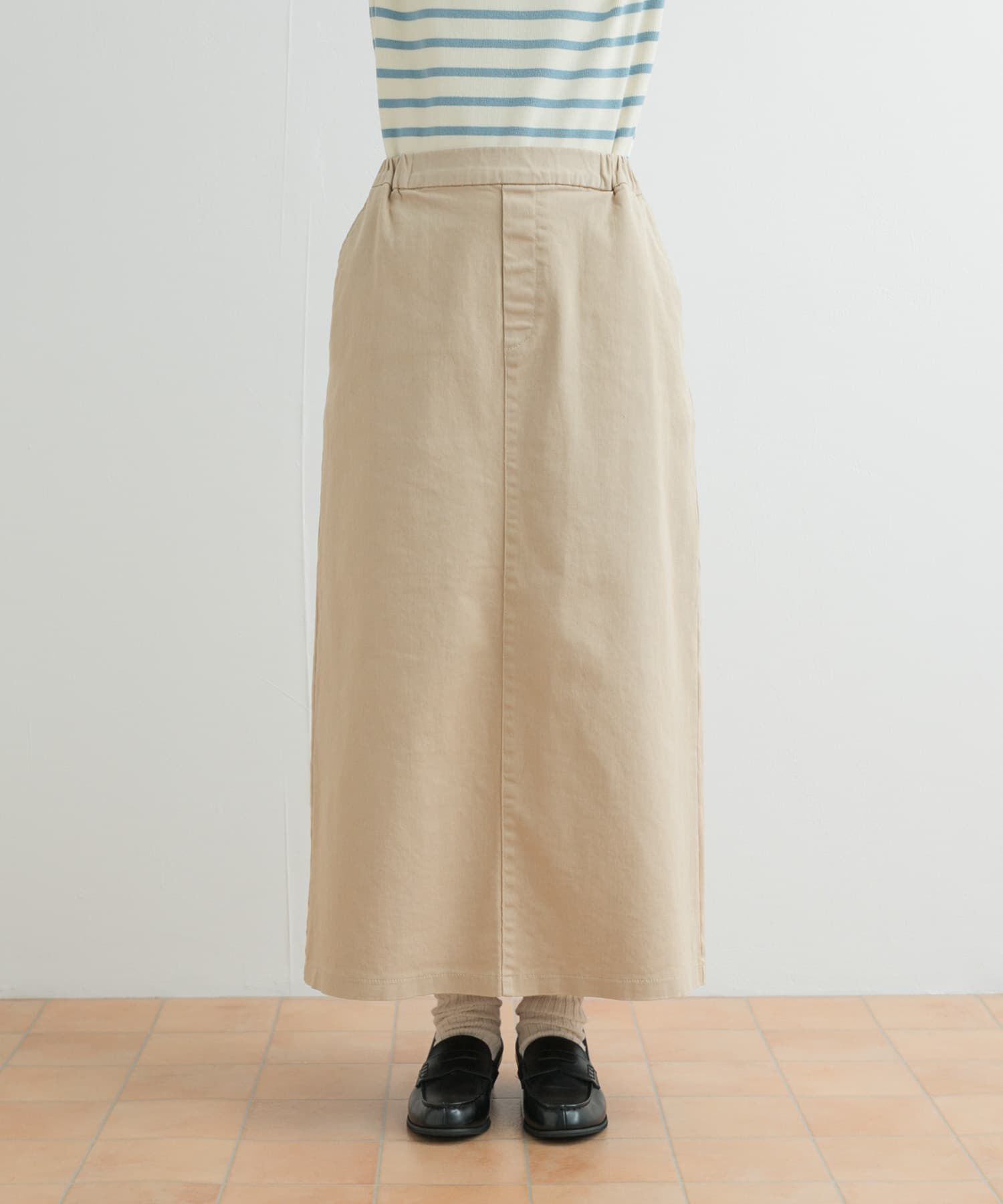 URBAN RESEARCH DOORS「製品染めカラースカート」|スカート|