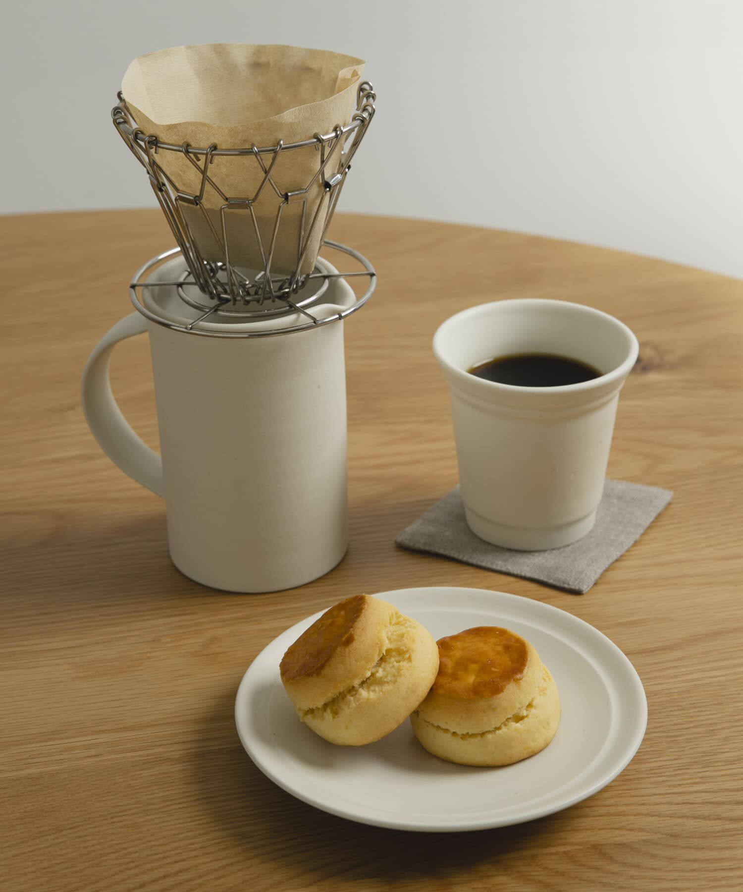 URBAN RESEARCH DOORS「石松信彦　白マット釉 フリーカップL」|食器・キッチングッズ|