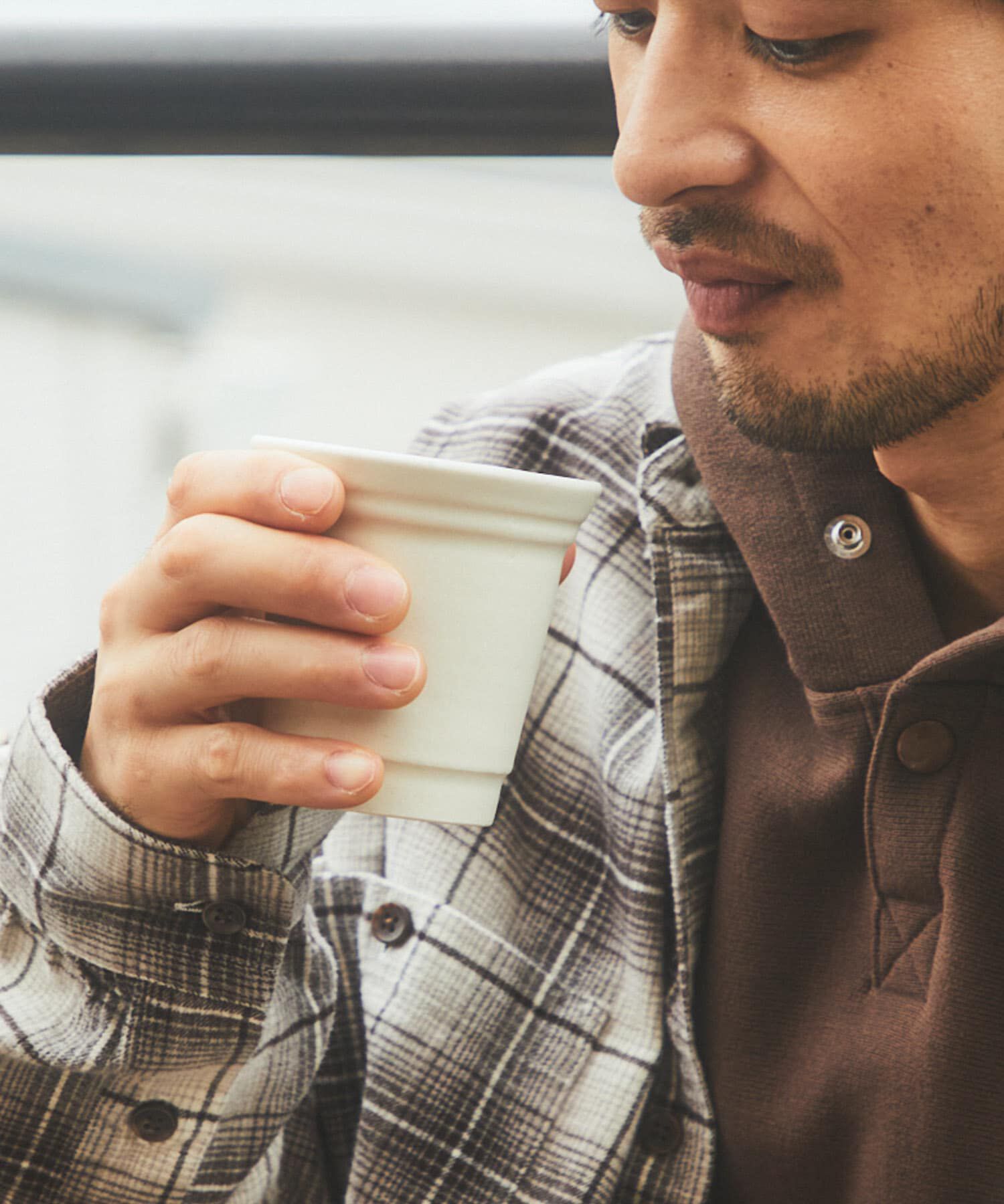 URBAN RESEARCH DOORS「石松信彦　白マット釉 フリーカップL」|食器・キッチングッズ|