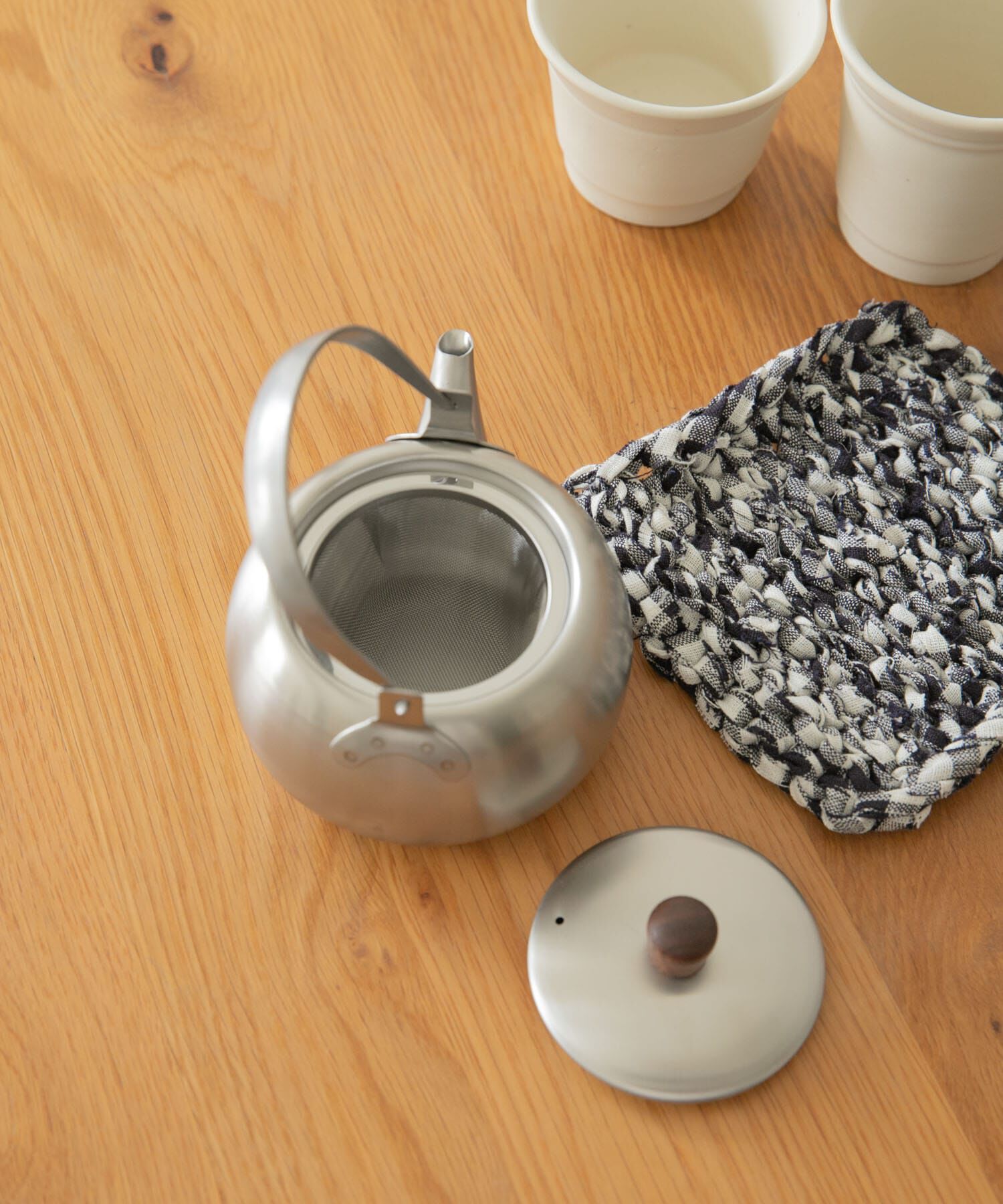 URBAN RESEARCH DOORS「ナガオ　ステンレスつる付き急須 500ml」|食器・キッチングッズ|