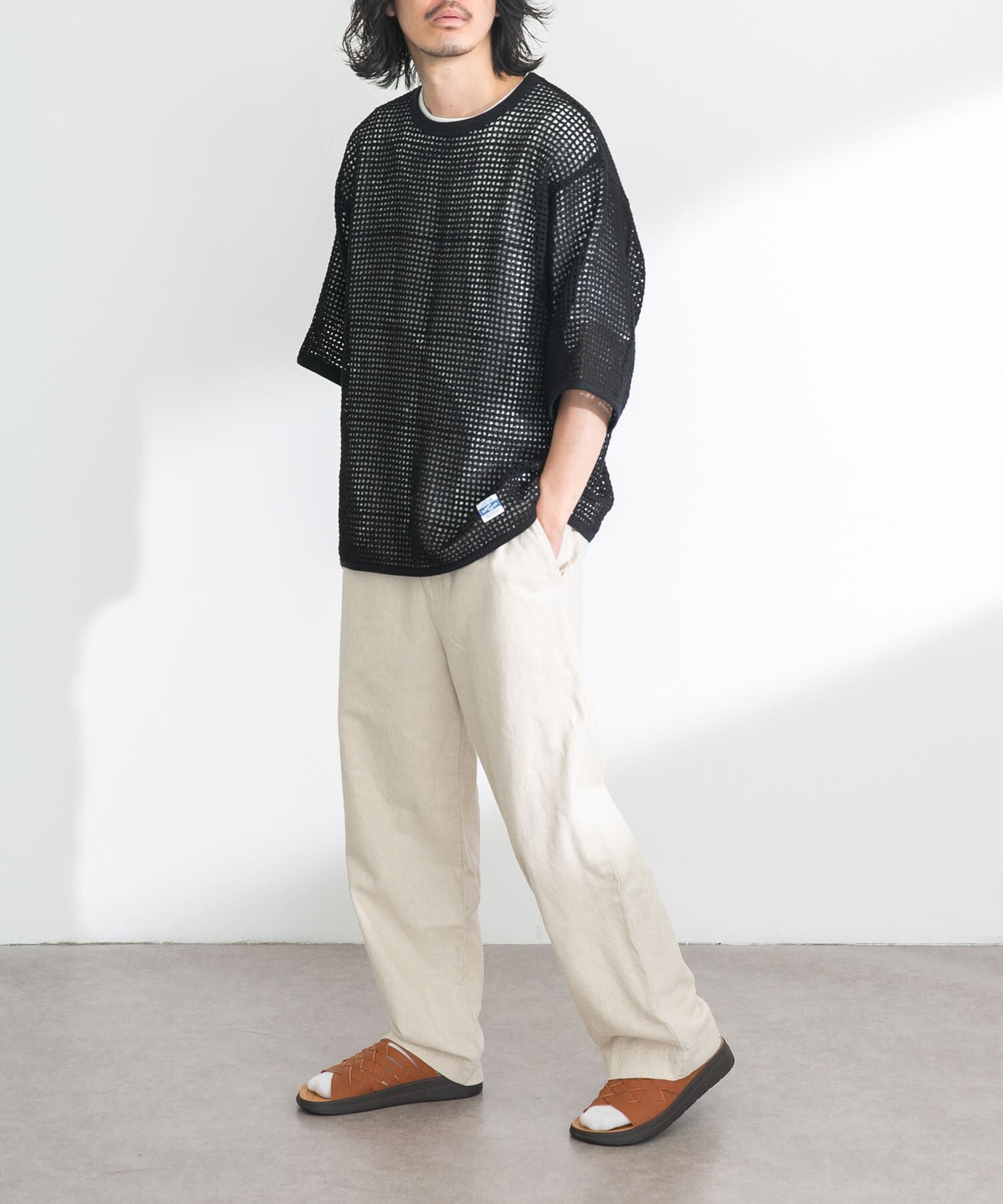 Sonny Label 「ARMY TWILL　Cotton Mesh T-shirts」|Tシャツ・カットソー|