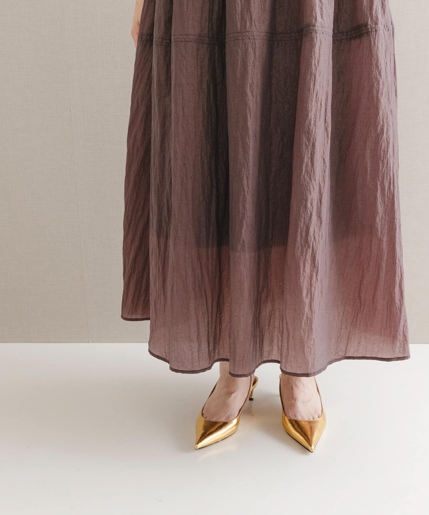 URBAN RESEARCH ROSSO「ブライトギャザースカート」|スカート|