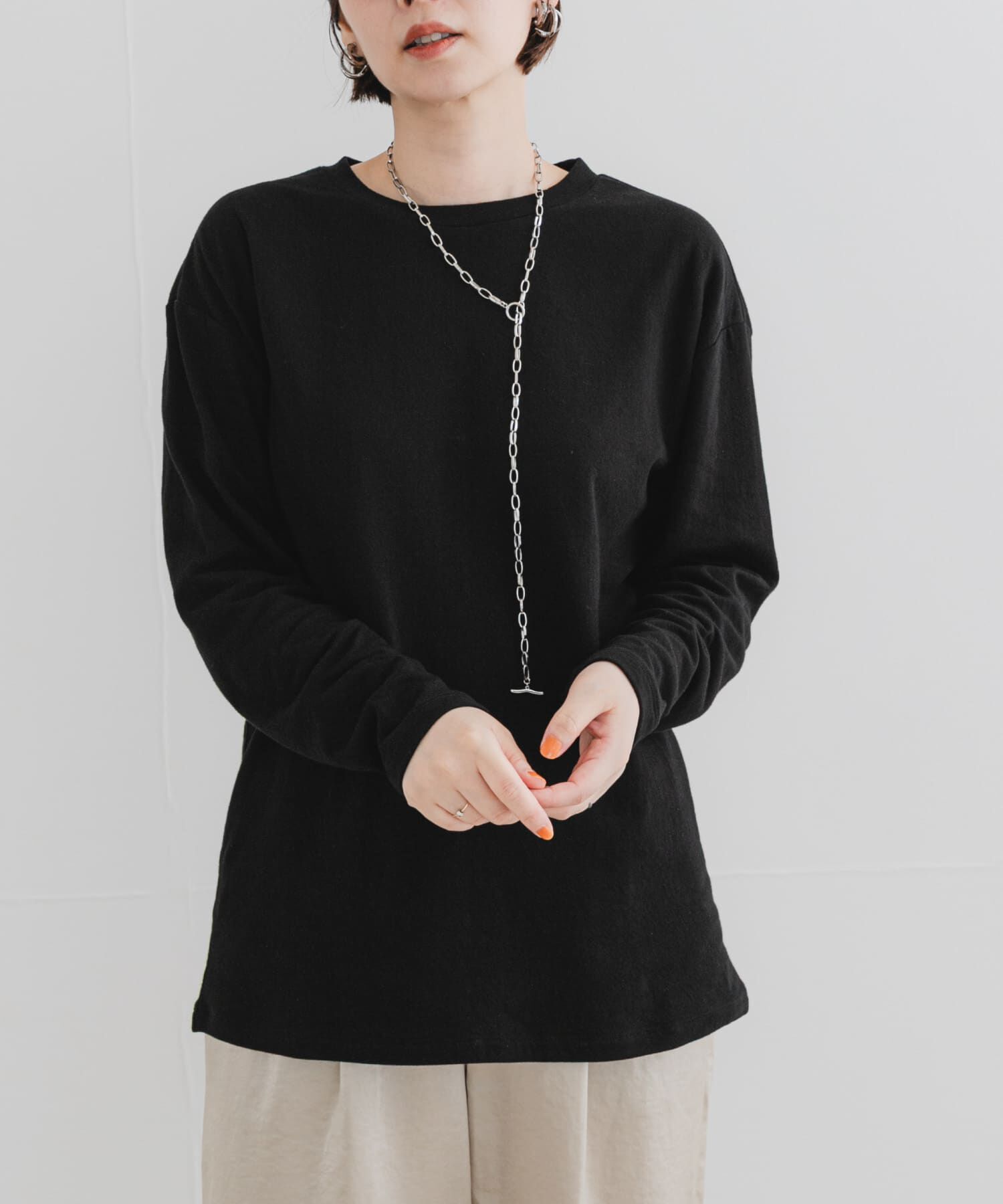 URBAN RESEARCH ROSSO「F by ROSSO　ソフトウォームオーバーロンTEE」|Tシャツ・カットソー|