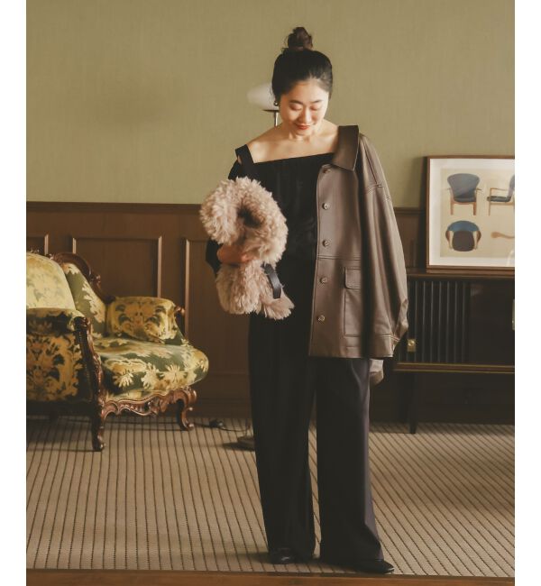  「CICA加工サークルストレッチサロペット」|オールインワン|