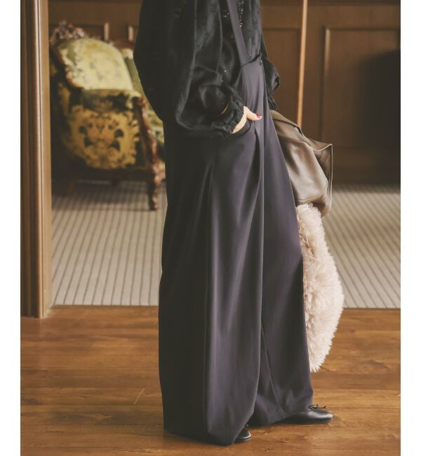  「CICA加工サークルストレッチサロペット」|オールインワン|