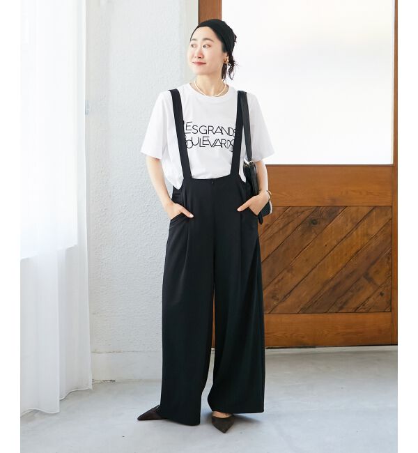  「CICA加工サークルストレッチサロペット」|オールインワン|