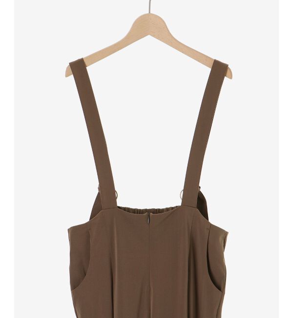  「CICA加工サークルストレッチサロペット」|オールインワン|