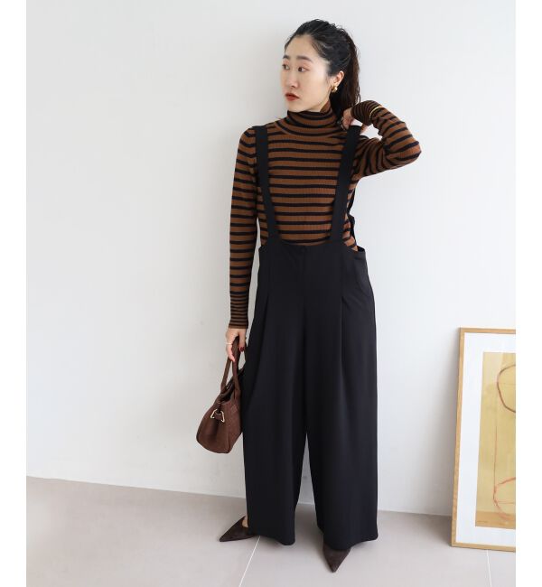  「CICA加工サークルストレッチサロペット」|オールインワン|