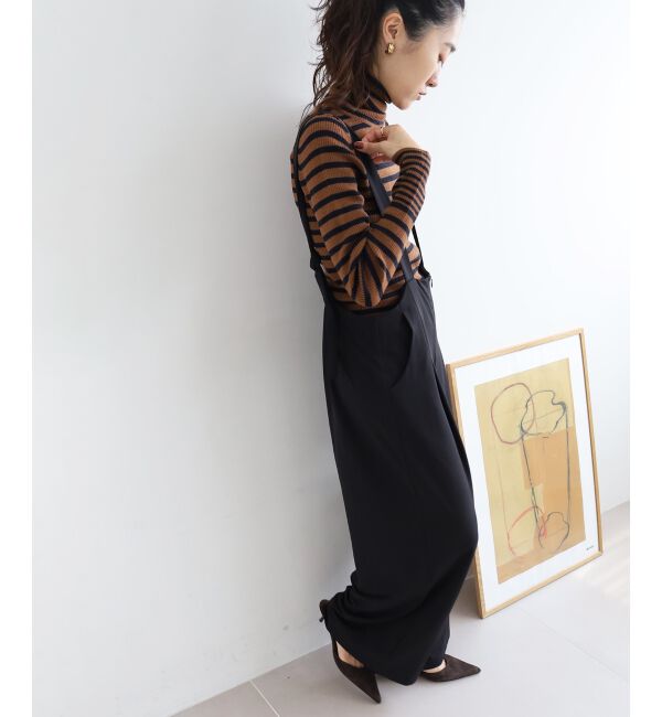  「CICA加工サークルストレッチサロペット」|オールインワン|