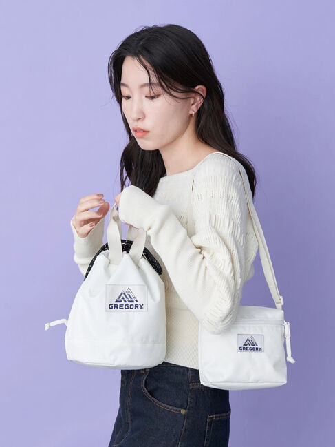 earth music&ecology「別注 GREGORY/チンチバッグM+ミニショルダーW」|ハンドバッグ|