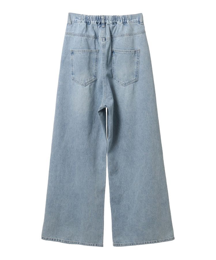 earth music&ecology「タックホックデニムパンツ」|デニム|