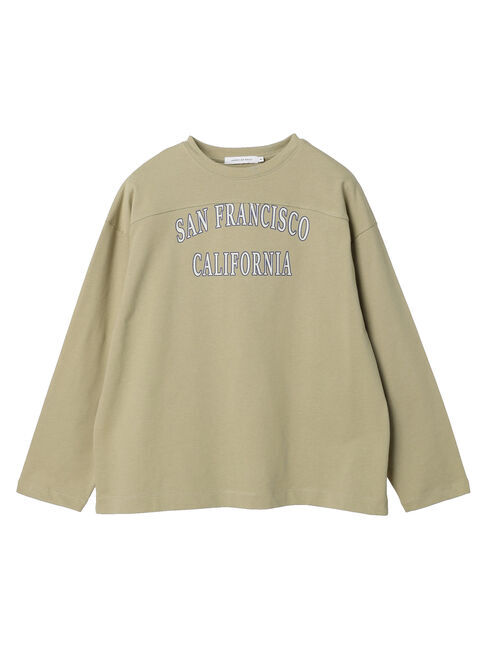  「ラガー切り替えロゴカットプルオーバー」|Tシャツ・カットソー|