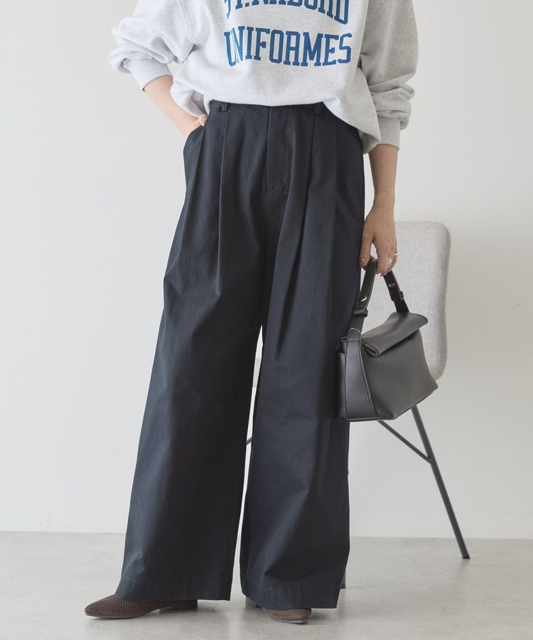 AMERICAN HOLIC「ワイドチノパンツ」|その他|Navy