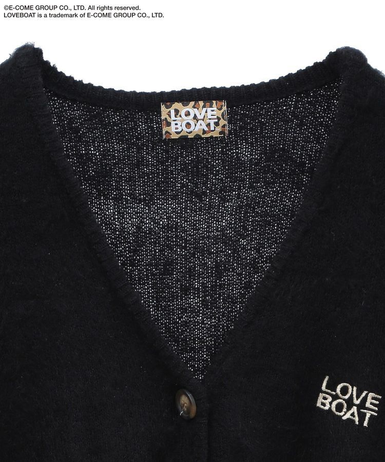 Green Parks「■LOVEBOAT ロゴ刺繍ニットカーディガン」|カーディガン|