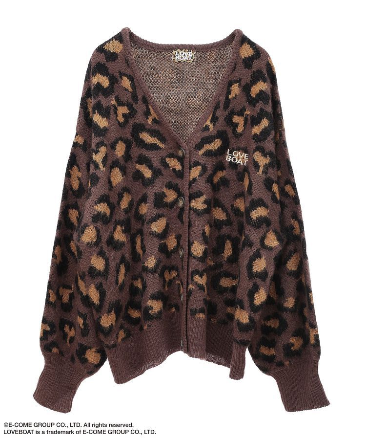 Green Parks「■LOVEBOAT ロゴ刺繍ニットカーディガン」|カーディガン|