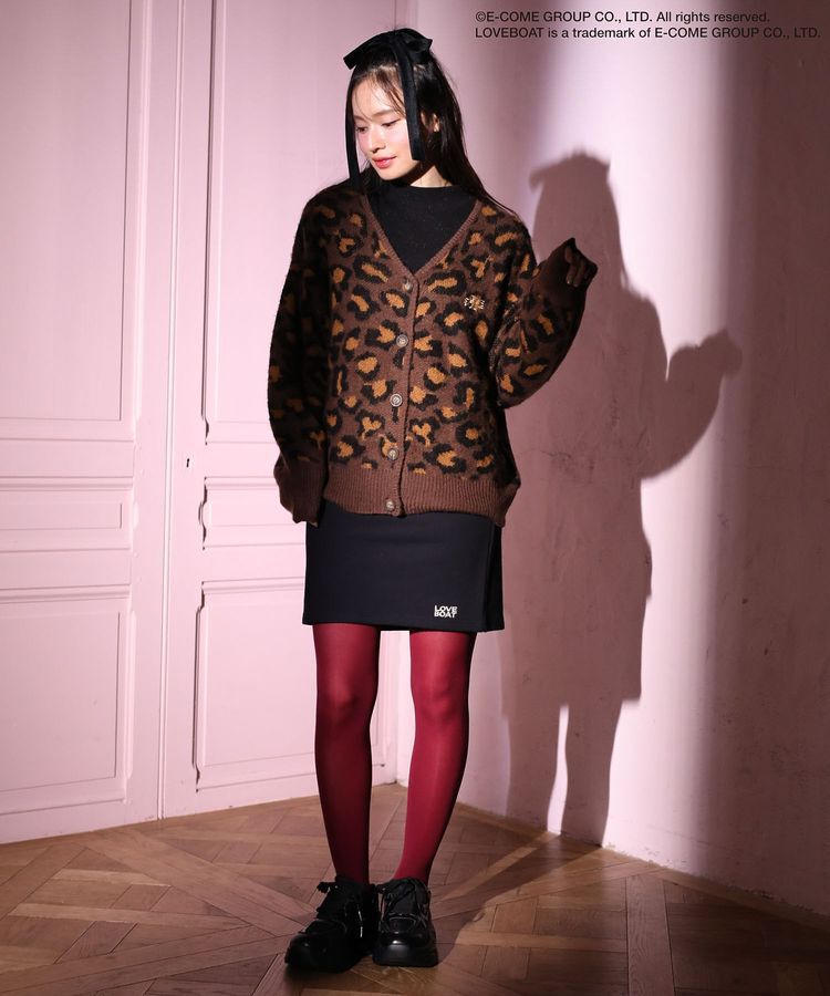 Green Parks「■LOVEBOAT ロゴ刺繍ニットカーディガン」|カーディガン|