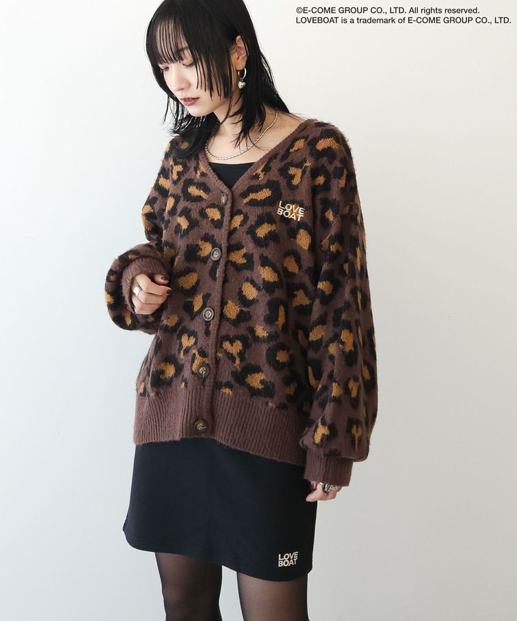 Green Parks「■LOVEBOAT ロゴ刺繍ニットカーディガン」|カーディガン|Leopard