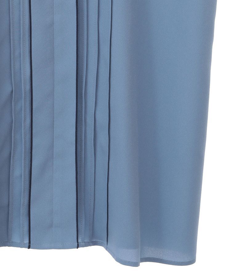 YECCA VECCA「配色タックデザインブラウス」|シャツ・ブラウス|