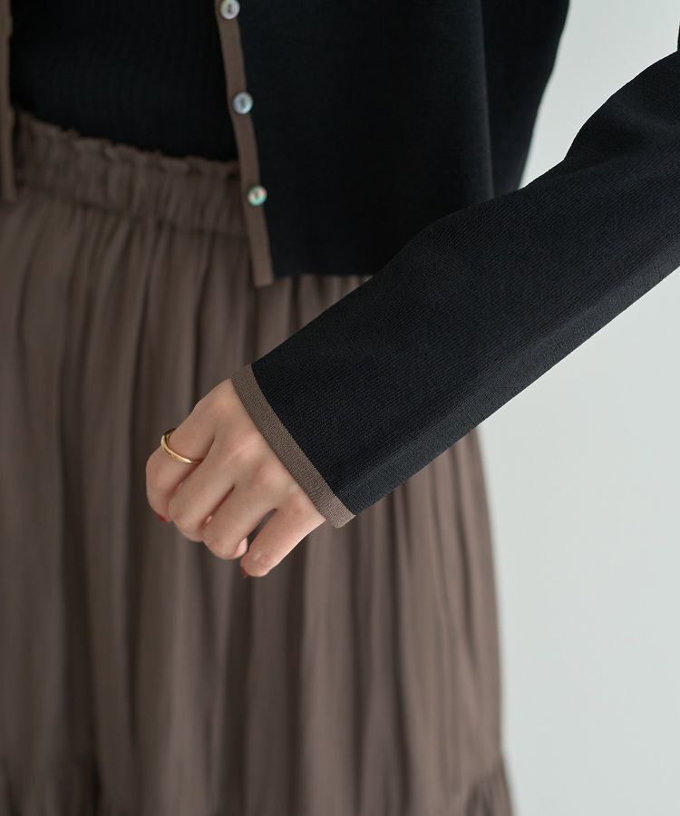 YECCA VECCA「【2点SET】カーディガンセットワンピース」|ワンピース|