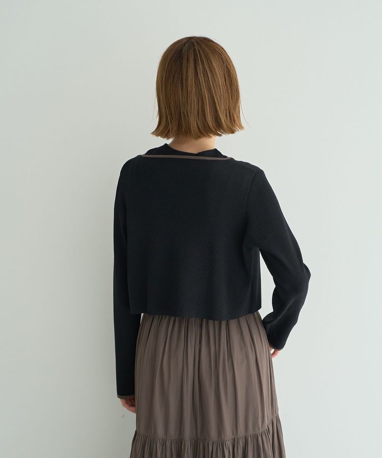 YECCA VECCA「【2点SET】カーディガンセットワンピース」|ワンピース|