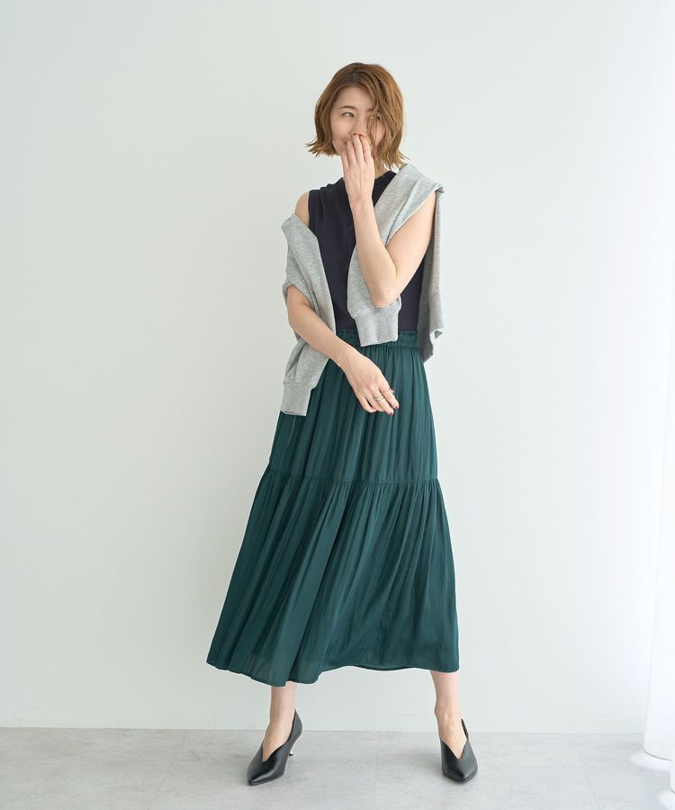 YECCA VECCA「【2点SET】カーディガンセットワンピース」|ワンピース|