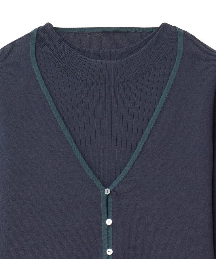 YECCA VECCA「【2点SET】カーディガンセットワンピース」|ワンピース|