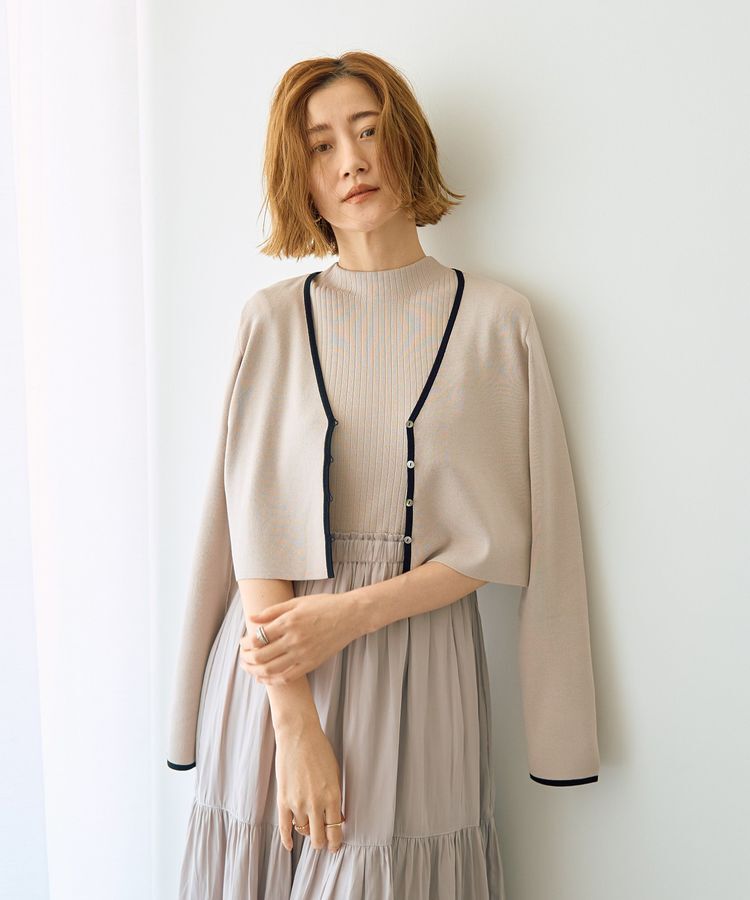 YECCA VECCA「【2点SET】カーディガンセットワンピース」|ワンピース|