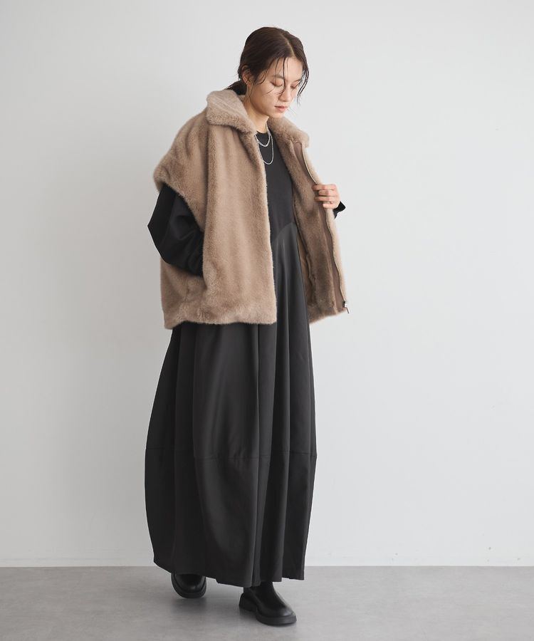 GARAGE OF GOOD CLOTHING「グラデーションファーZIP VEST」|その他|