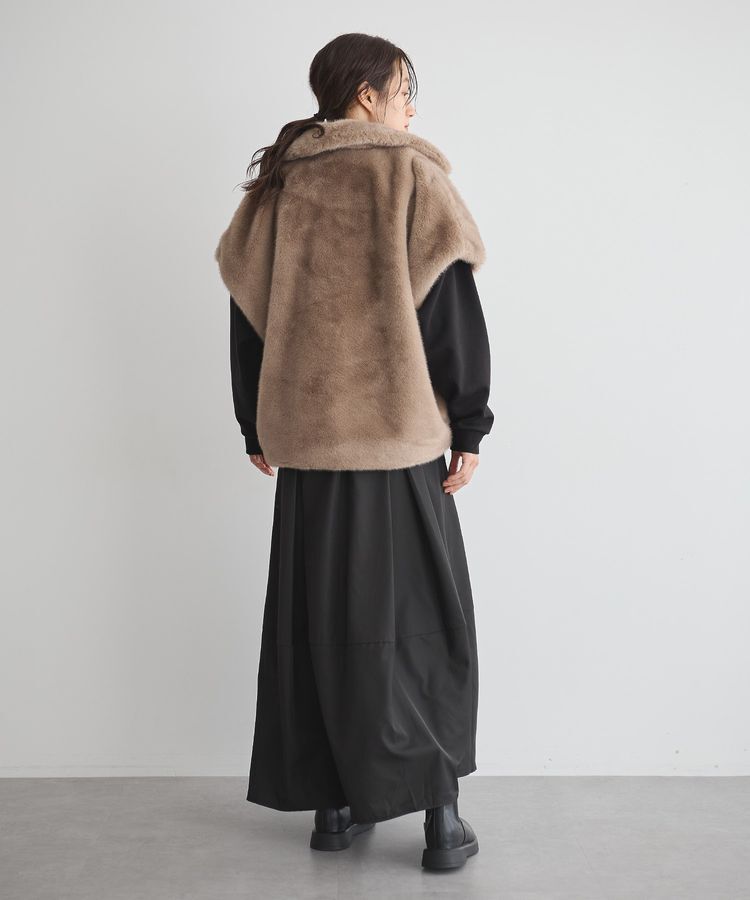 GARAGE OF GOOD CLOTHING「グラデーションファーZIP VEST」|その他|