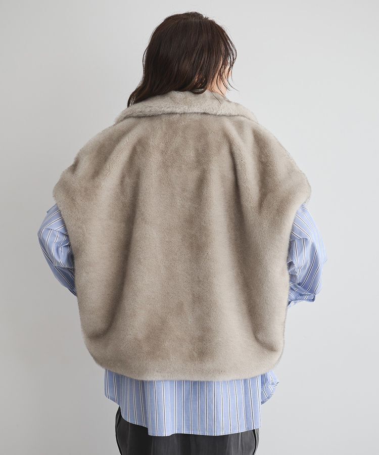 GARAGE OF GOOD CLOTHING「グラデーションファーZIP VEST」|その他|