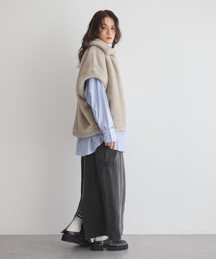 GARAGE OF GOOD CLOTHING「グラデーションファーZIP VEST」|その他|