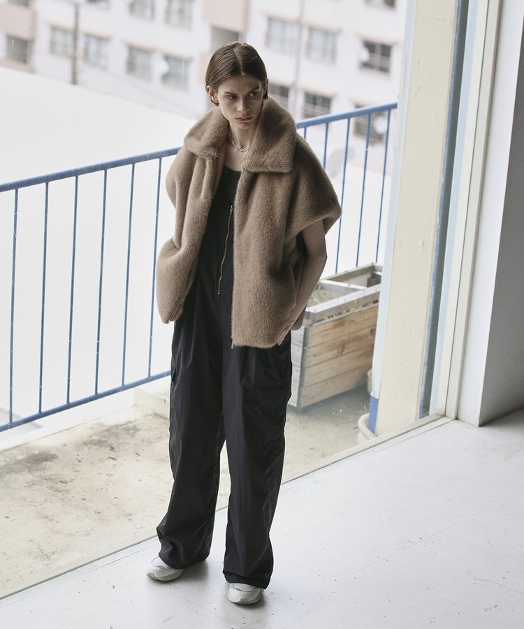 GARAGE OF GOOD CLOTHING「グラデーションファーZIP VEST」|その他|