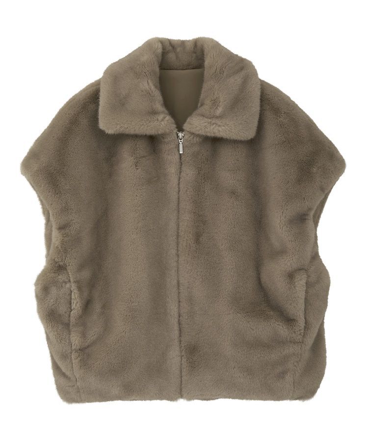 GARAGE OF GOOD CLOTHING「グラデーションファーZIP VEST」|その他|