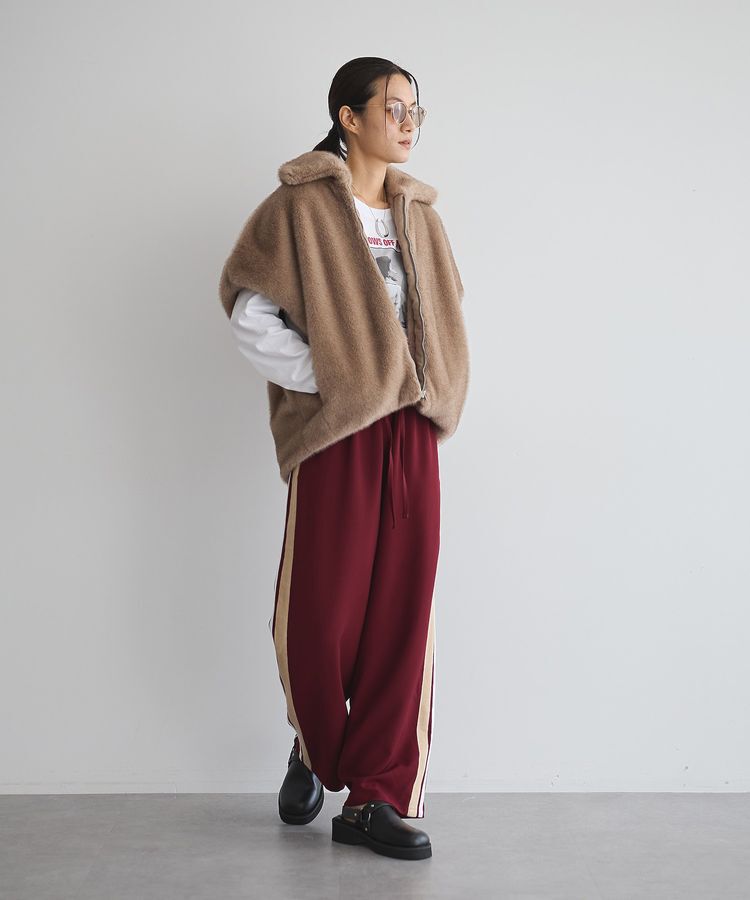 GARAGE OF GOOD CLOTHING「グラデーションファーZIP VEST」|その他|