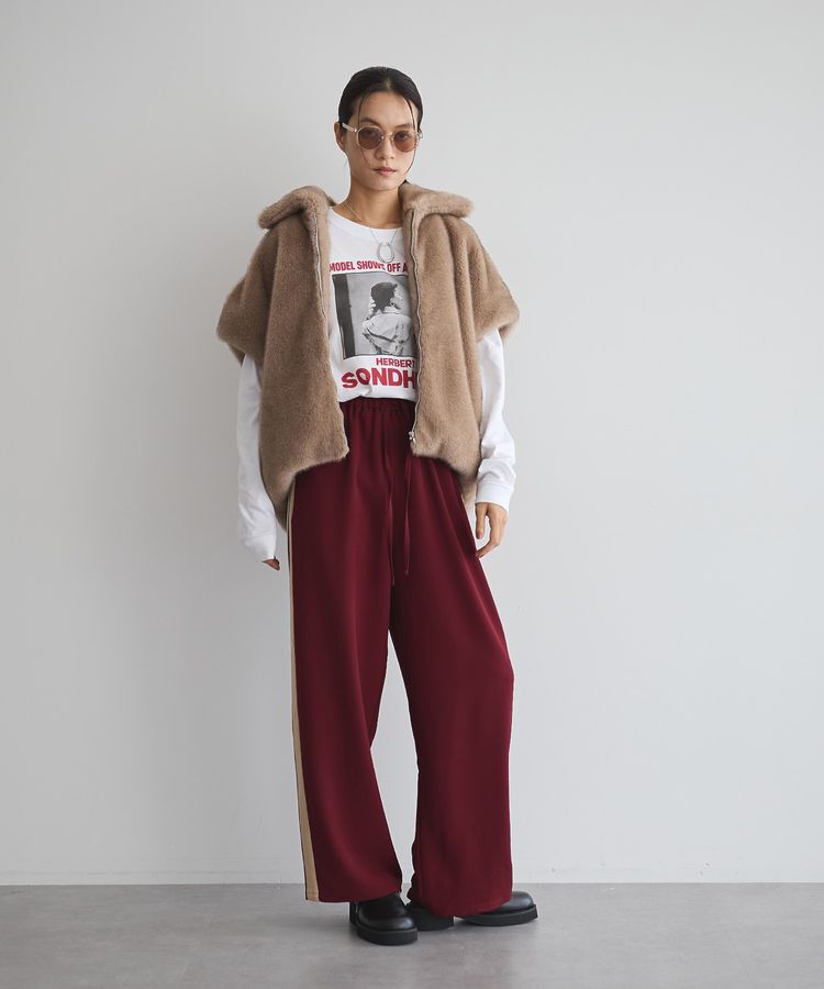 GARAGE OF GOOD CLOTHING「グラデーションファーZIP VEST」|その他|